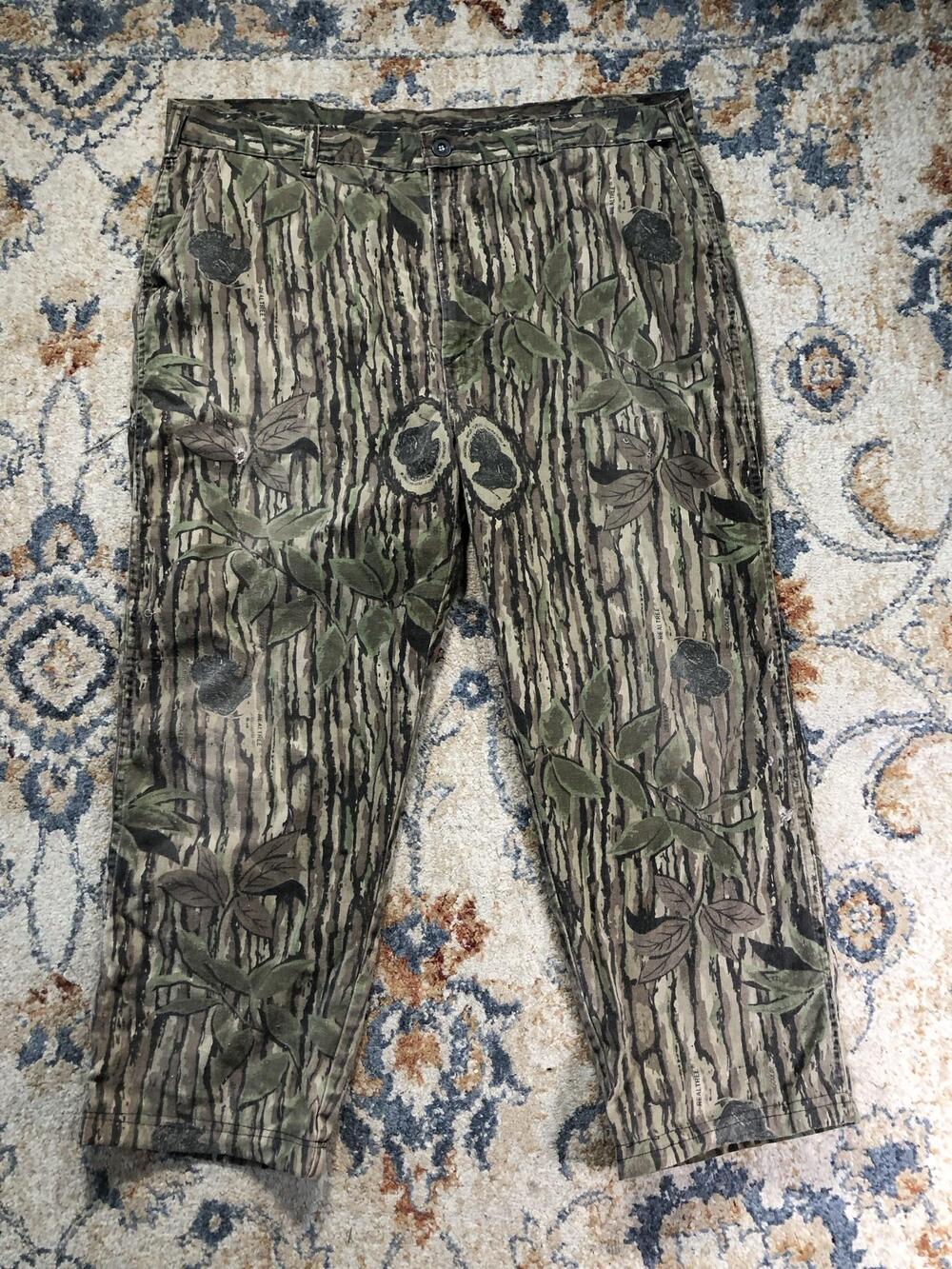10X Pants Mens 42x29 Green Camo Relaxed Fit Hunting Outdoor Workwear Big & Tall